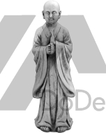 Béton Figurine - Bouddha dans le jardin