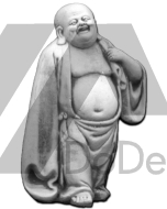 Enthousiaste Bouddha