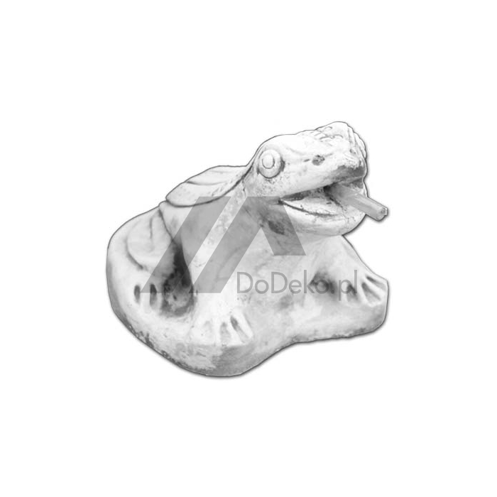 Figure versant de leau - une grenouille