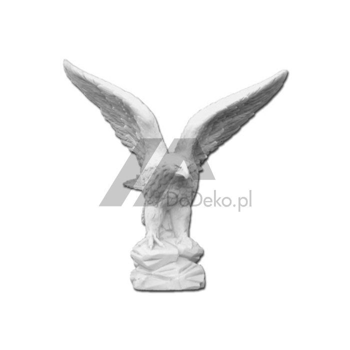 Figurine d'aigle de béton