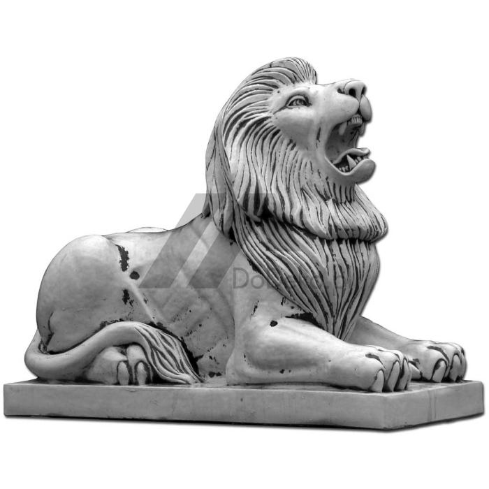 Un lion rugissant - figure décorative