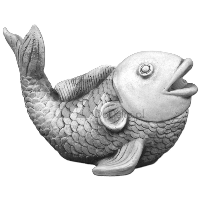 Un personnage versant de l'eau - un poisson