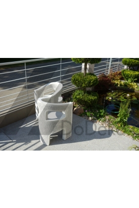 Betonowe meble ogrodowe, krzesło z betonu